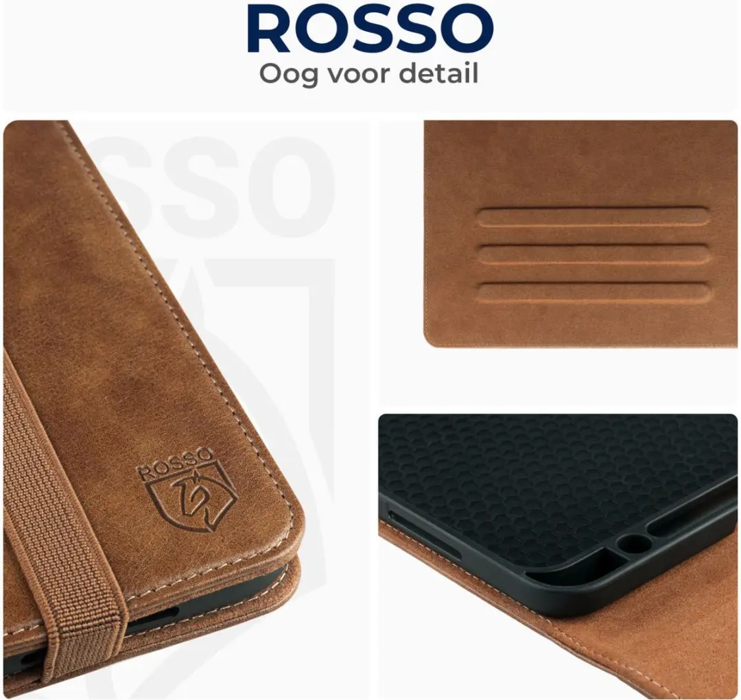 Rosso Element 139012 Tablethoes - Samsung Galaxy Tab S8 Bruin