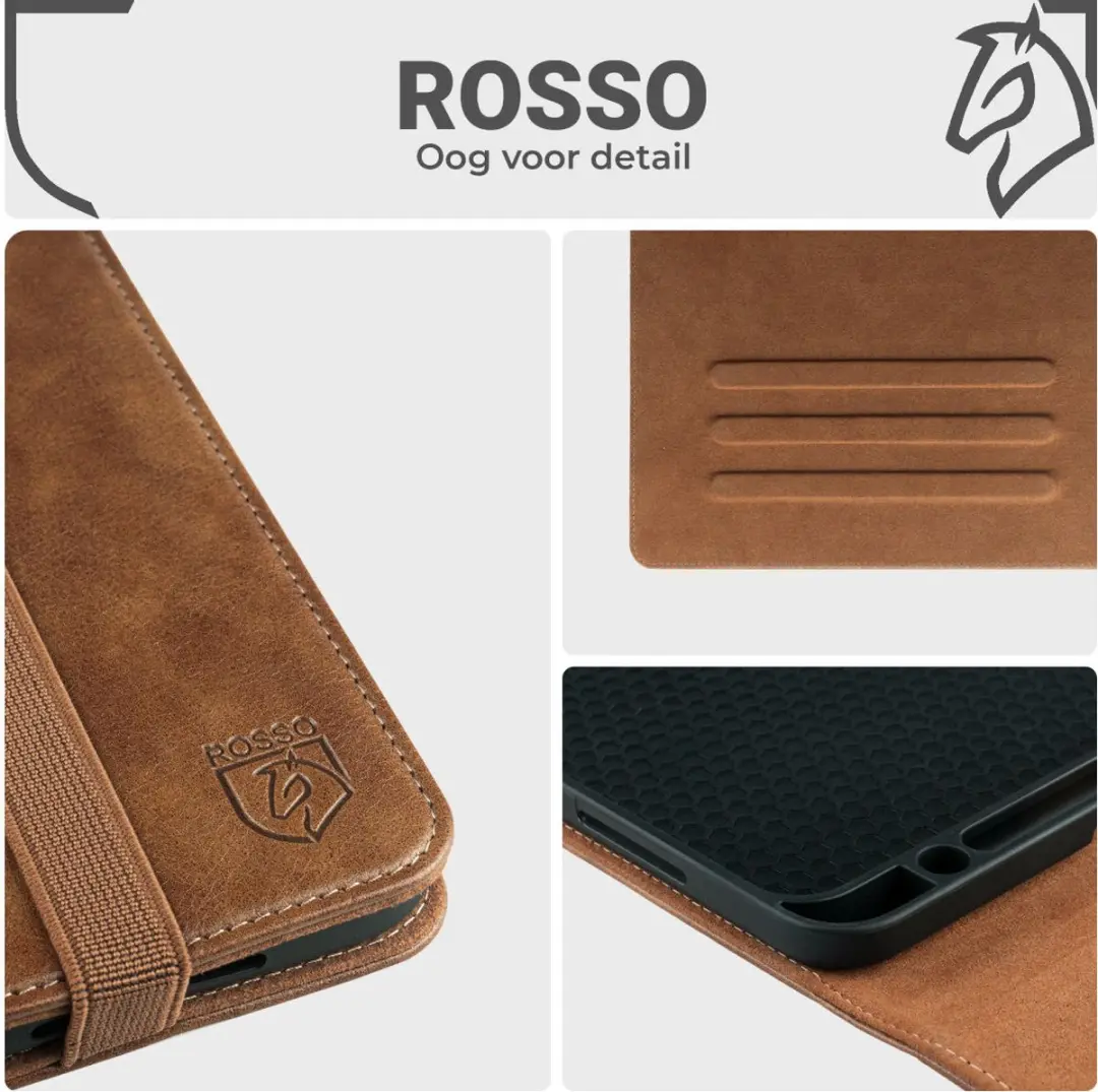 Rosso Element 139018 Hoes Book Case - Apple iPad Pro 10.5 / iPad 10.2 Bruin