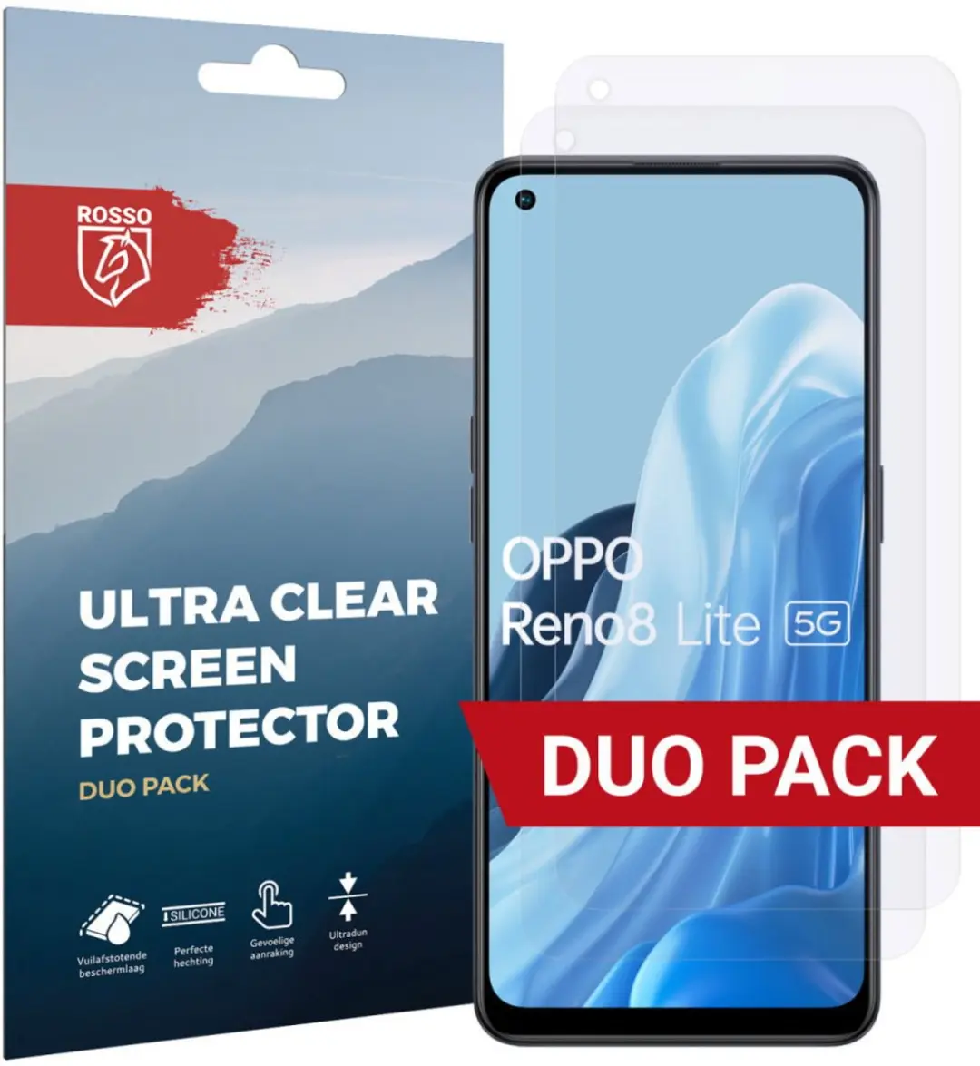 Rosso Oppo Reno 8 Lite Ultra Clear Screen Protector