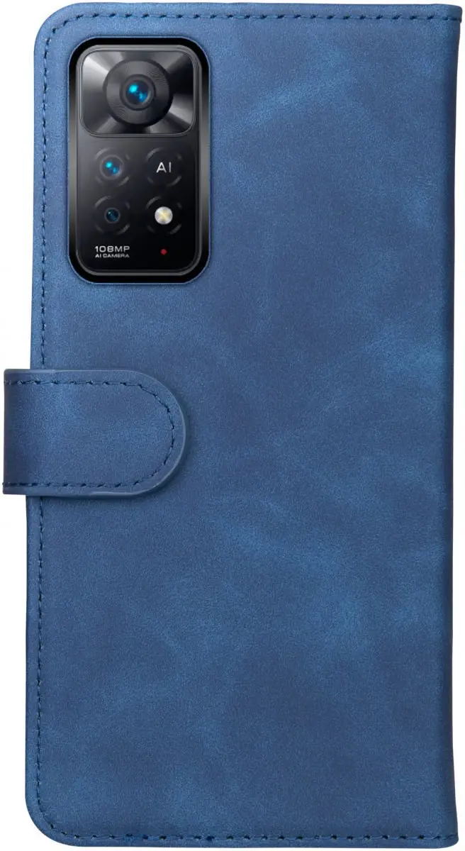 Rosso Element Book Case Wallet - Xiaomi Redmi Note 11 Pro 5G - 3 Pasjes - Blauw