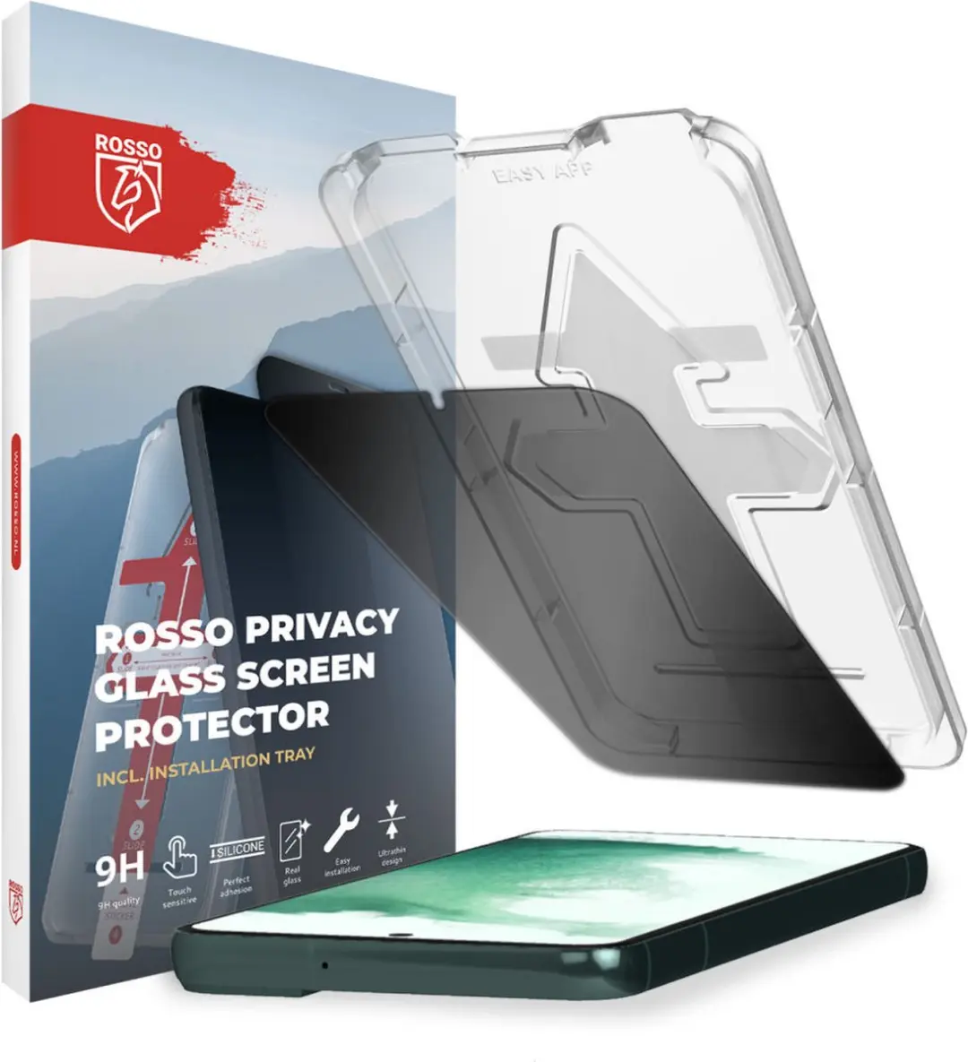 Rosso Privacy Screen Protector Samsung Galaxy S22+