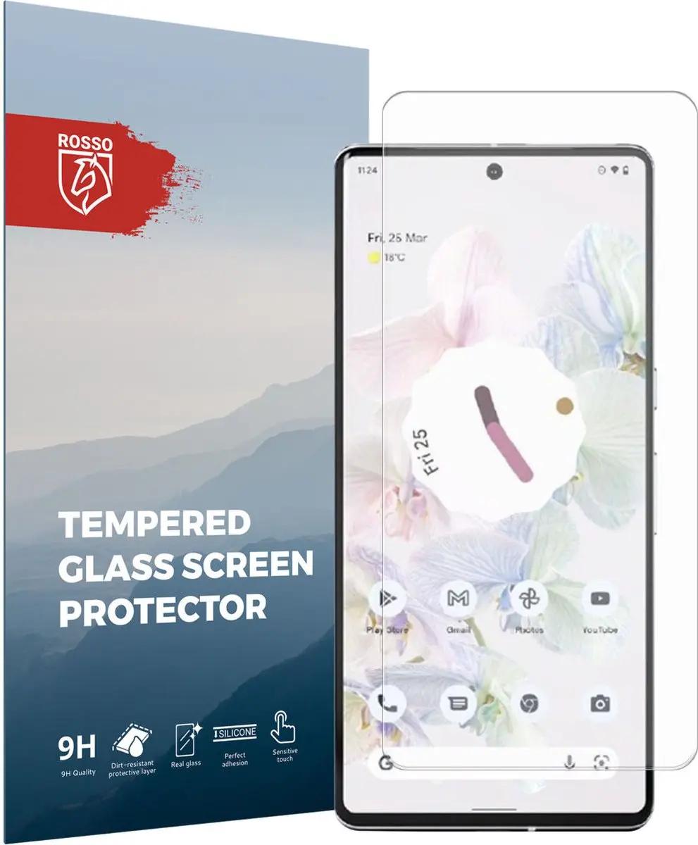 Rosso 9H Tempered Glass Screen Protector Google Pixel 7