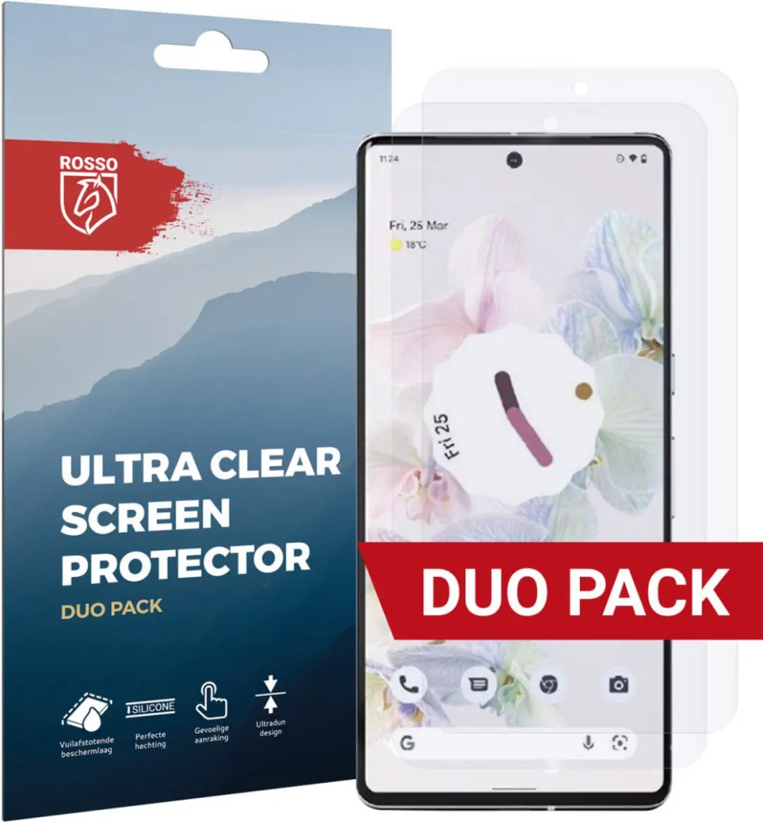 Rosso Ultra Clear Screen Protector Google Pixel 7