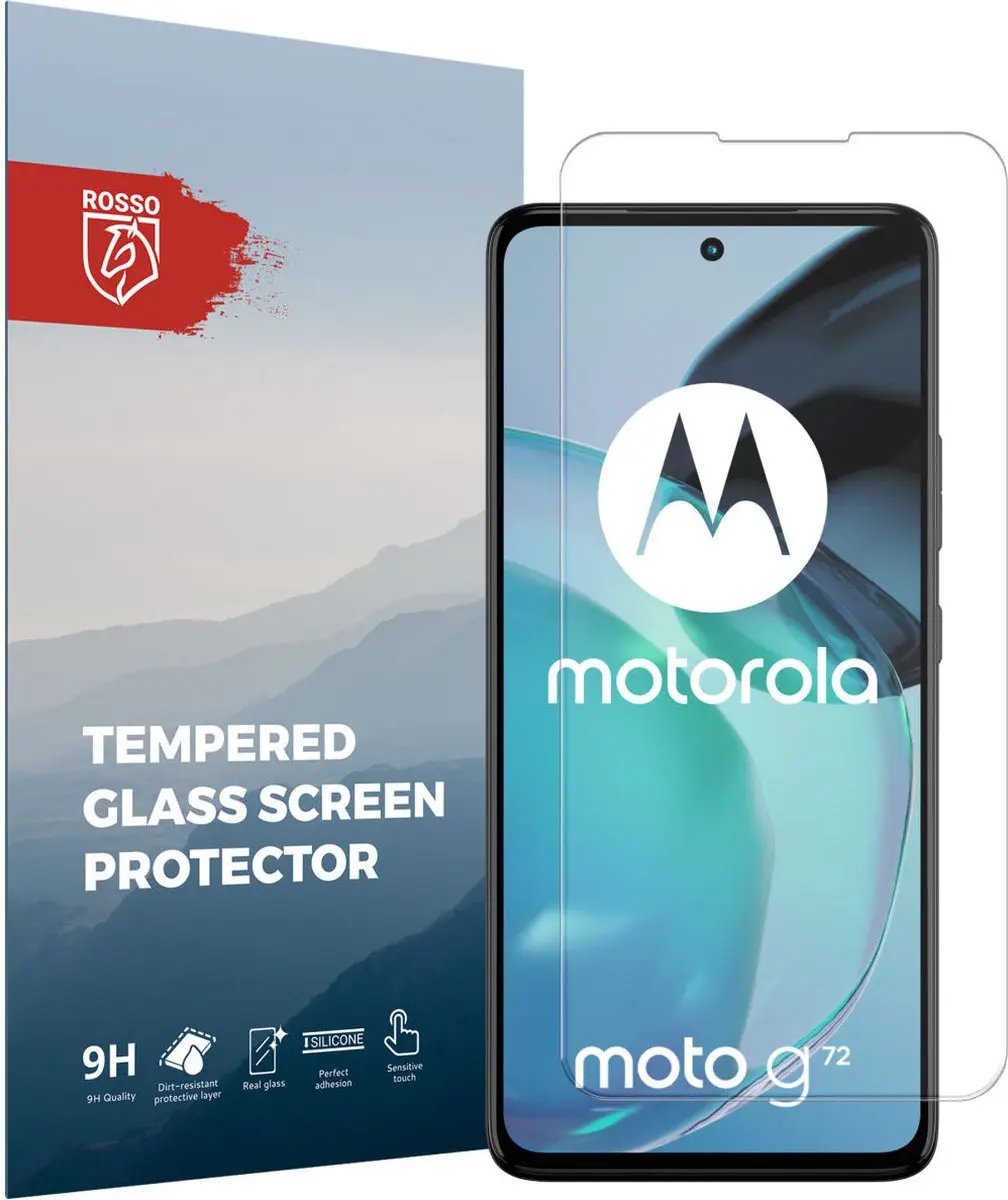Rosso 9H Tempered Glass Moto G72