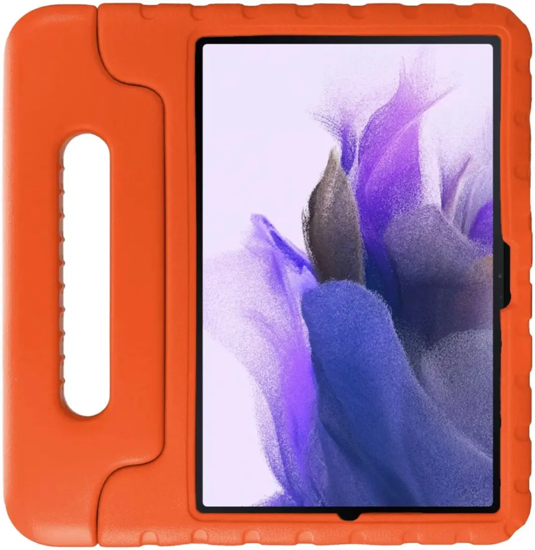 HappyCase Kinder Tablethoes Samsung Galaxy Tab S7 FE/S7+ - 12.4" - Oranje