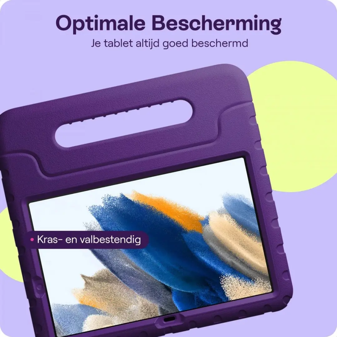 HappyCase Kinder Tablethoes Samsung Tab A8 10.5" - Paars