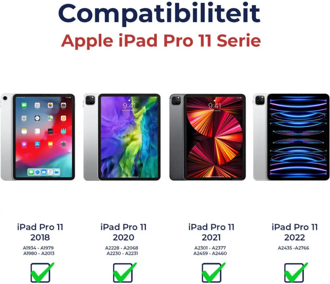 Rosso 147160 Schermbeschermer 9H - iPad Pro 11 (2018-2022) - Transparant - afbeelding 6 van 6