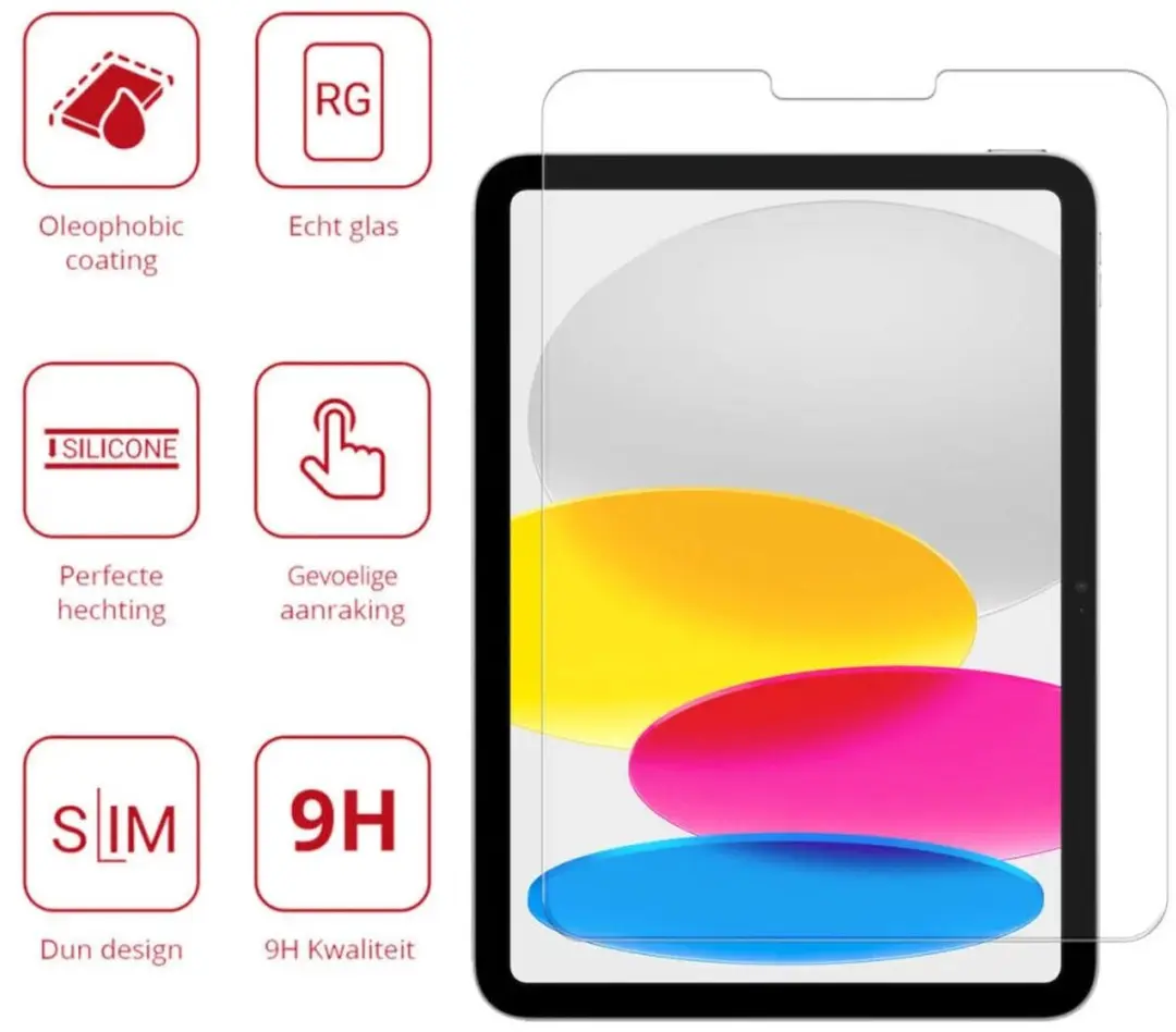 Rosso 147160 Schermbeschermer 9H - iPad Pro 11 (2018-2022) - Transparant