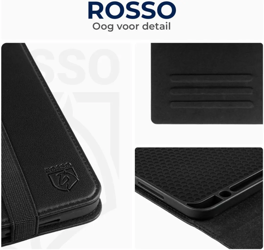 Rosso Element 149415 Hoes iPad 11/10.9 - Zwart - afbeelding 6 van 6