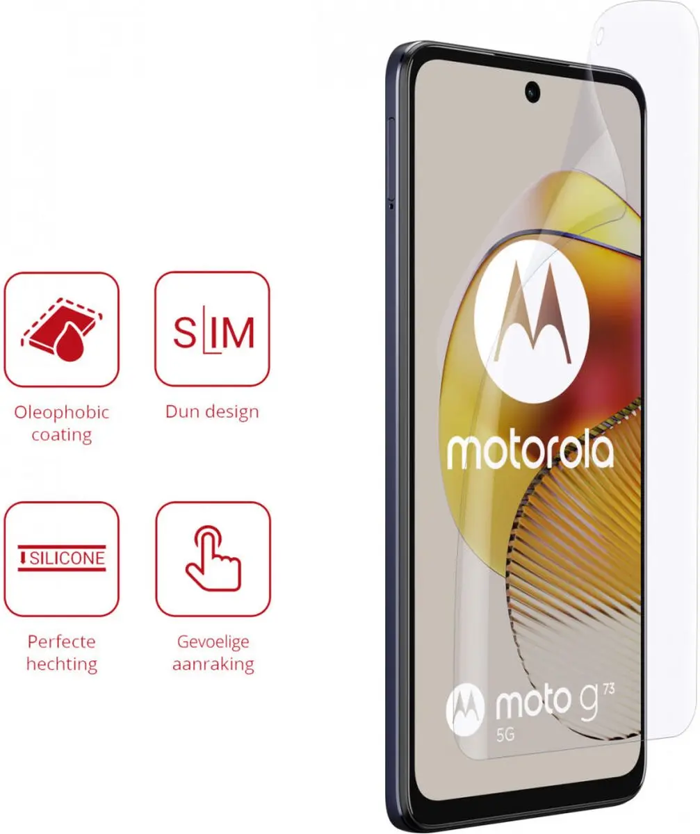 Rosso Screen Protector Moto G73 - 2 Stuks
