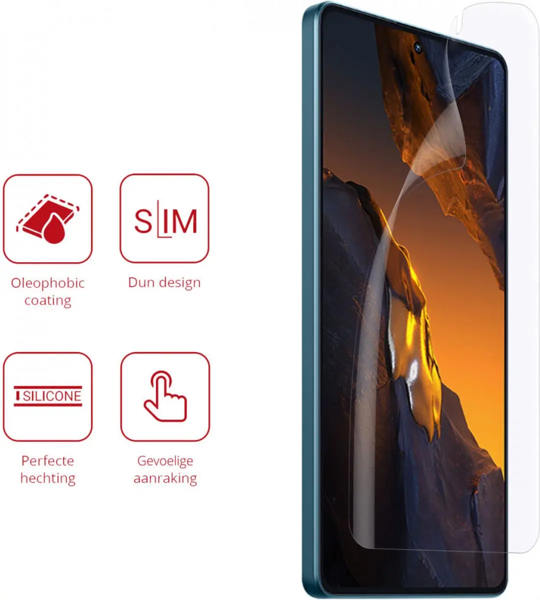 Rosso Screen Protector Ultra Clear - 2 Stuks - Xiaomi Poco F5
