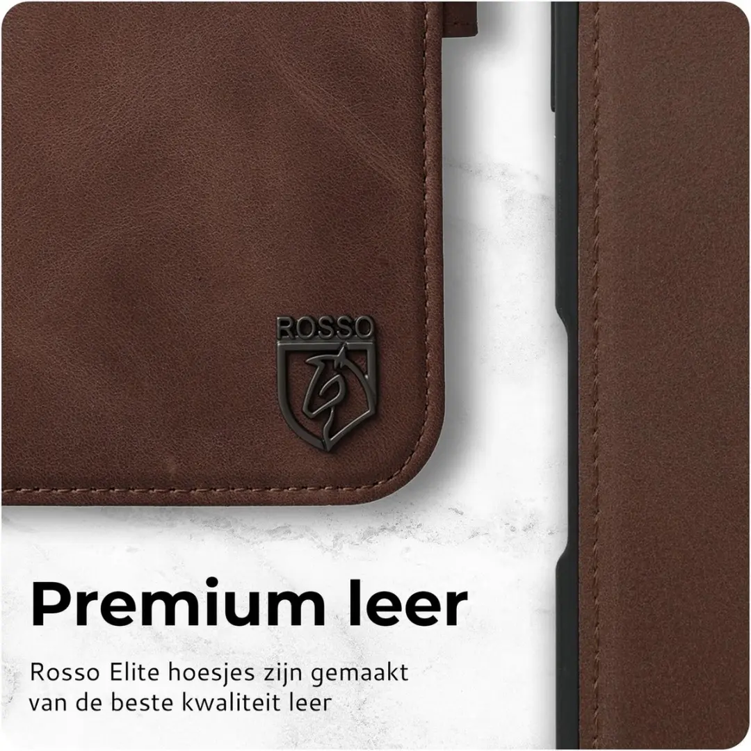 Rosso Elite 173735 Hoesje iPhone 15 Plus - Bruin