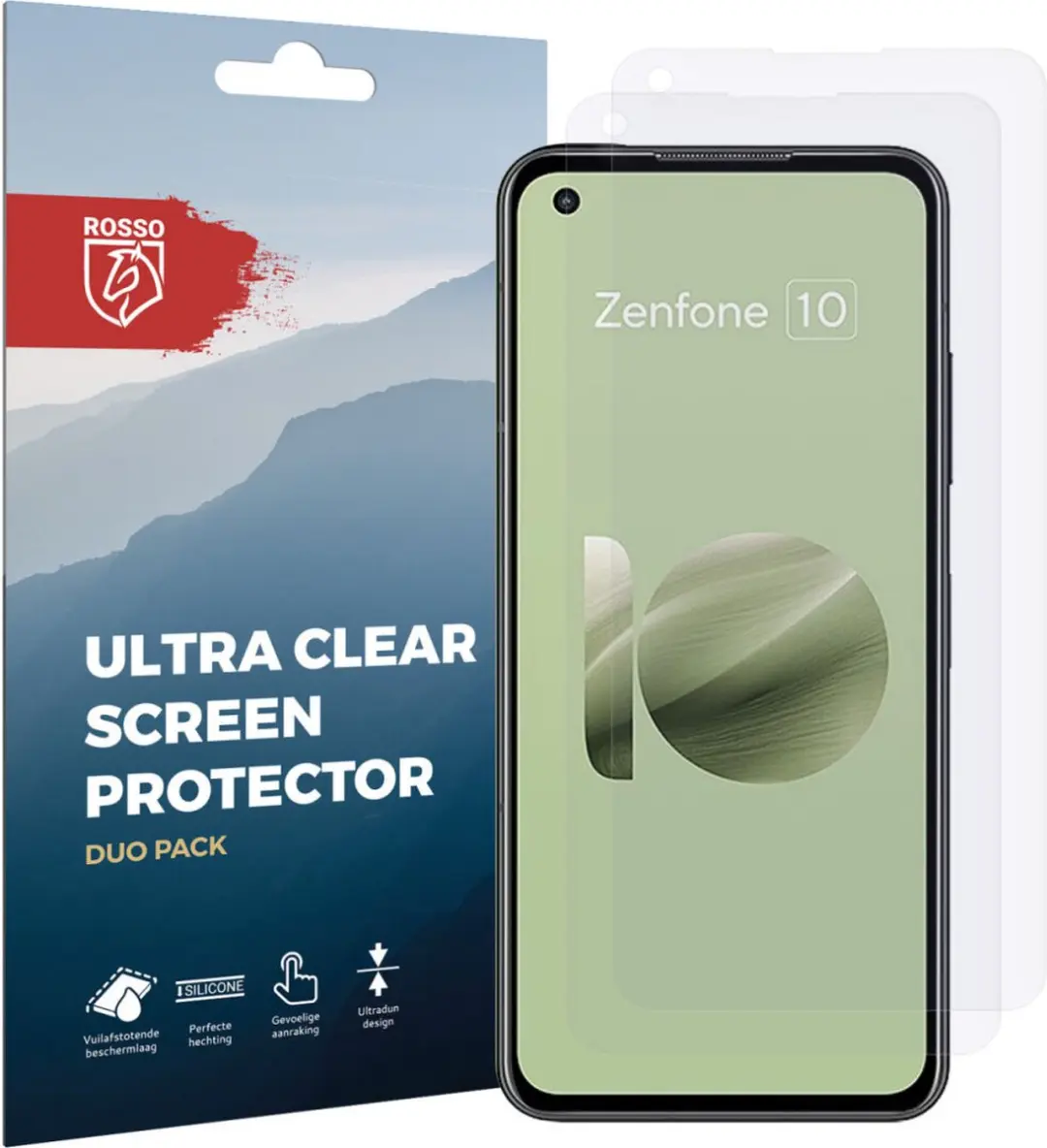 Rosso Screen Protector Ultra Clear 2 Stuks - Asus Zenfone 10