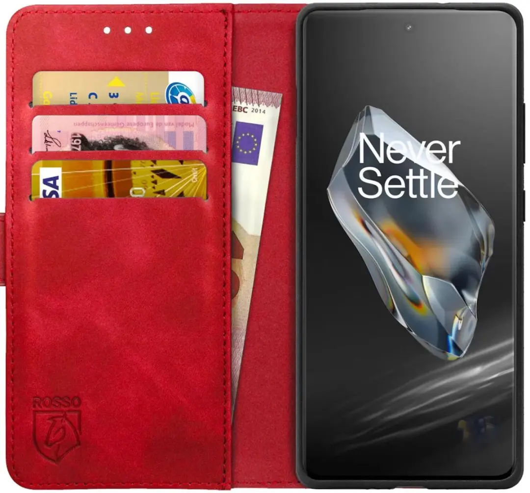 Rosso Element Book Case Wallet Hoesje Geschikt voor OnePlus 12