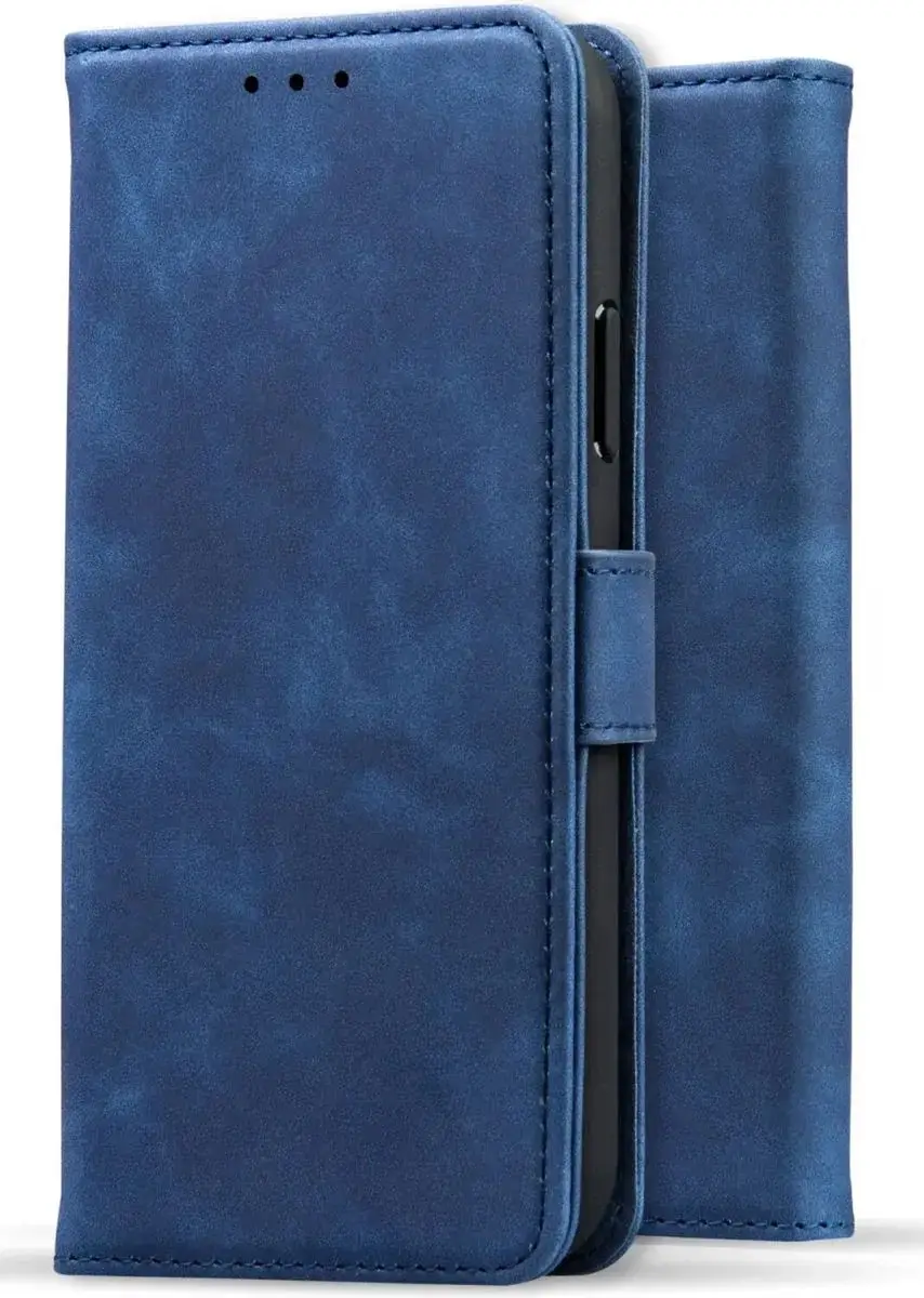 Rosso Element Book Case Wallet Hoesje 177575 - Samsung Galaxy A05 - 3 Pasjes - Blauw