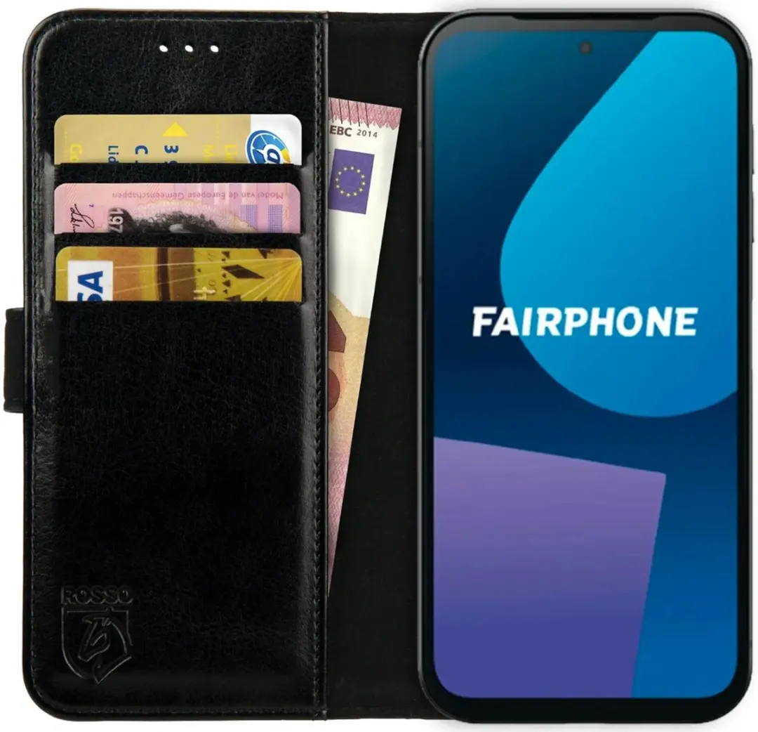 Rosso Element Book Case Wallet Hoesje Geschikt voor Fairphone 5