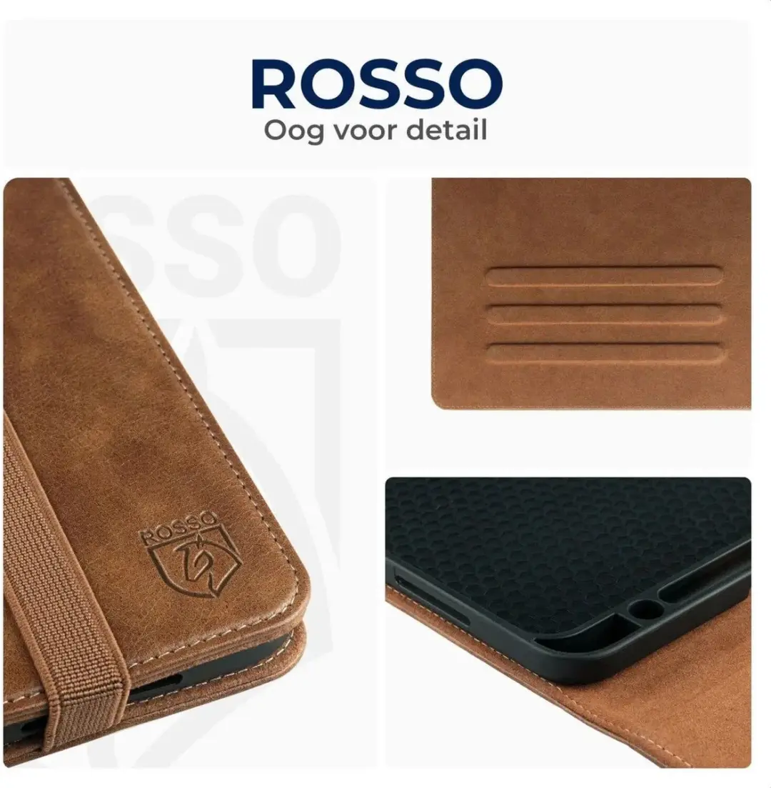 Rosso Element 181748 Hoes Samsung Galaxy Tab S9 FE Plus - Bruin