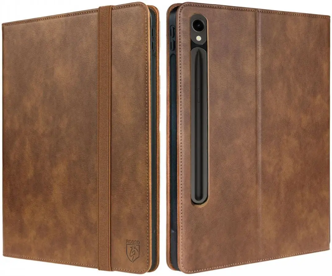 Rosso Element 181748 Hoes Samsung Galaxy Tab S9 FE Plus - Bruin