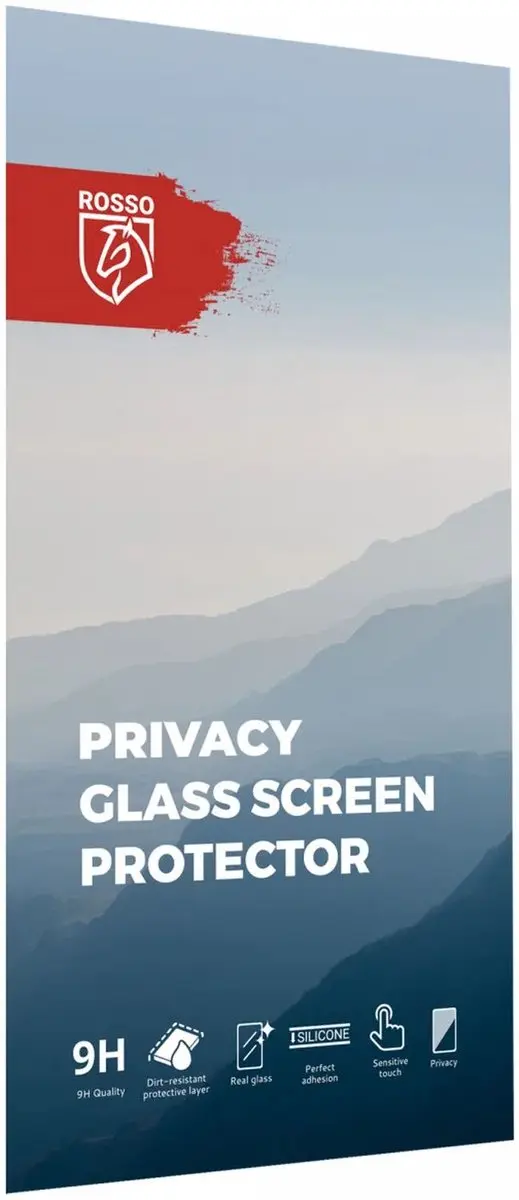 Rosso Privacy Screen Protector Google Pixel 8a - 9H Glas - Case Friendly