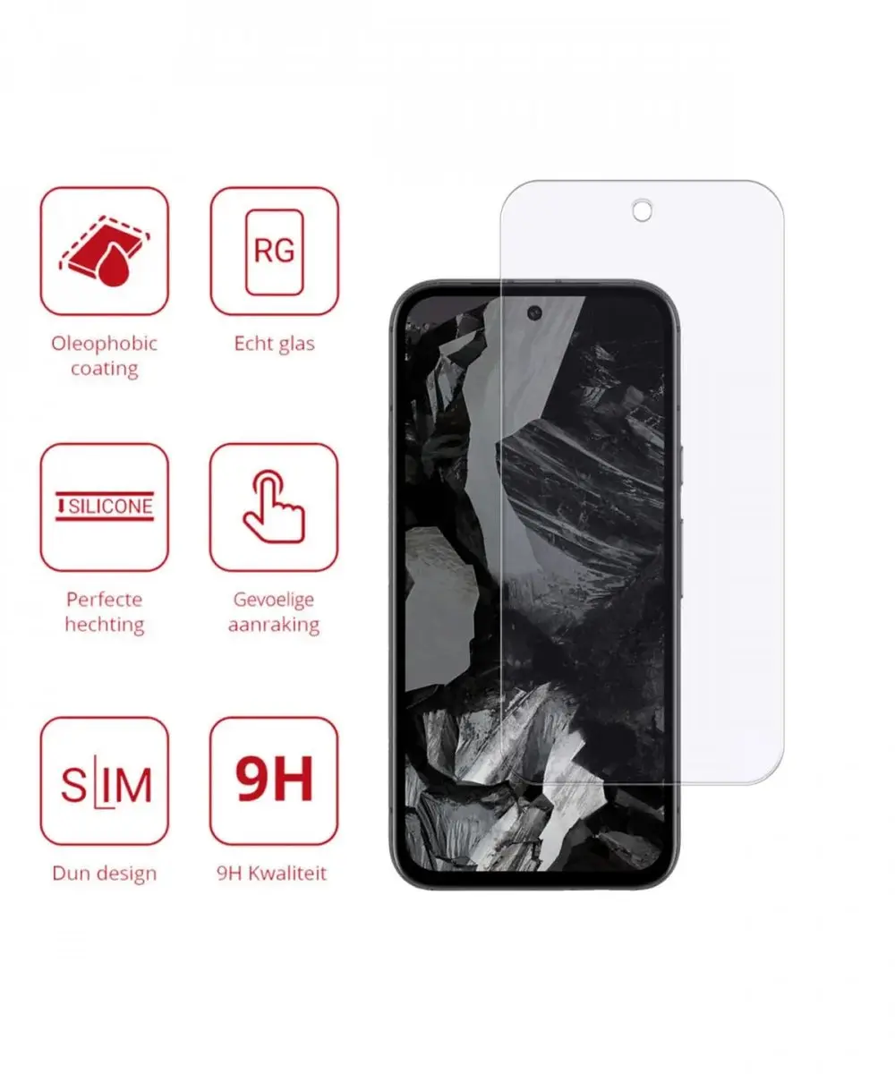 Rosso 9H Tempered Glass Screen Protector Google Pixel 8a