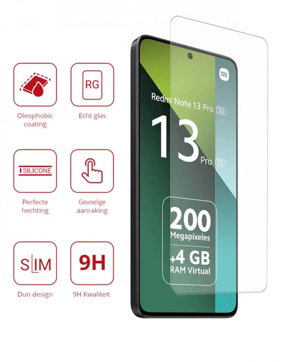 Rosso 9H Tempered Glass Screen Protector - Xiaomi Redmi Note 13 Pro/Poco M6 Pro