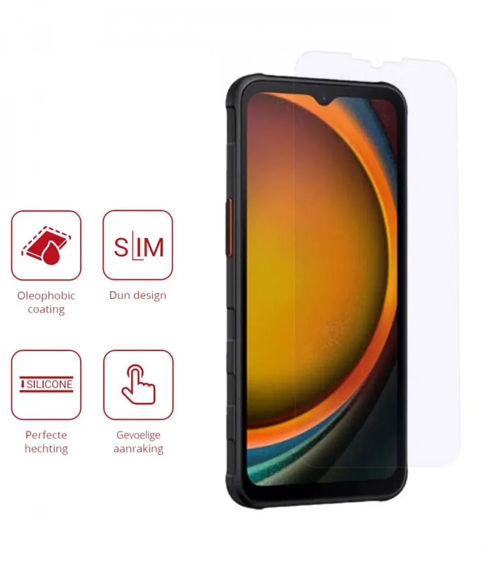 Rosso Screen Protector Ultra Clear voor Samsung Galaxy Xcover 7 - 2 Stuks