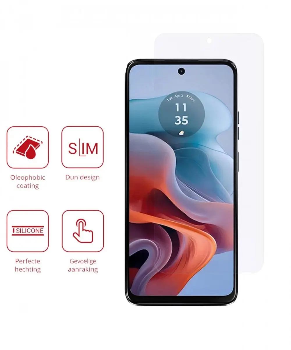 Rosso Screen Protector Motorola Moto G34 - 2 Stuks