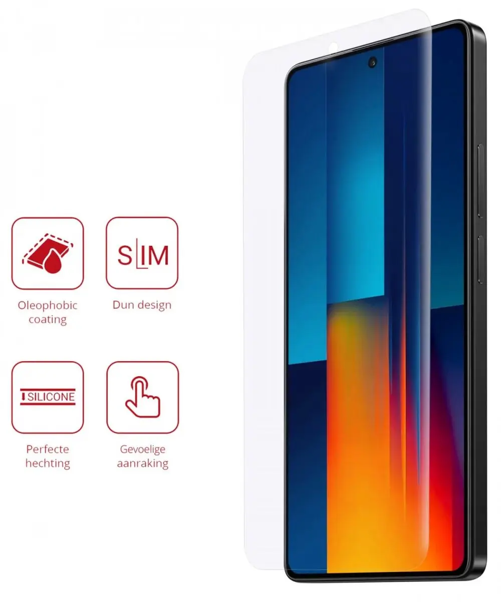 Rosso Screen Protector Ultra Clear - 2 Stuks - Xiaomi Poco M6 Pro 5G