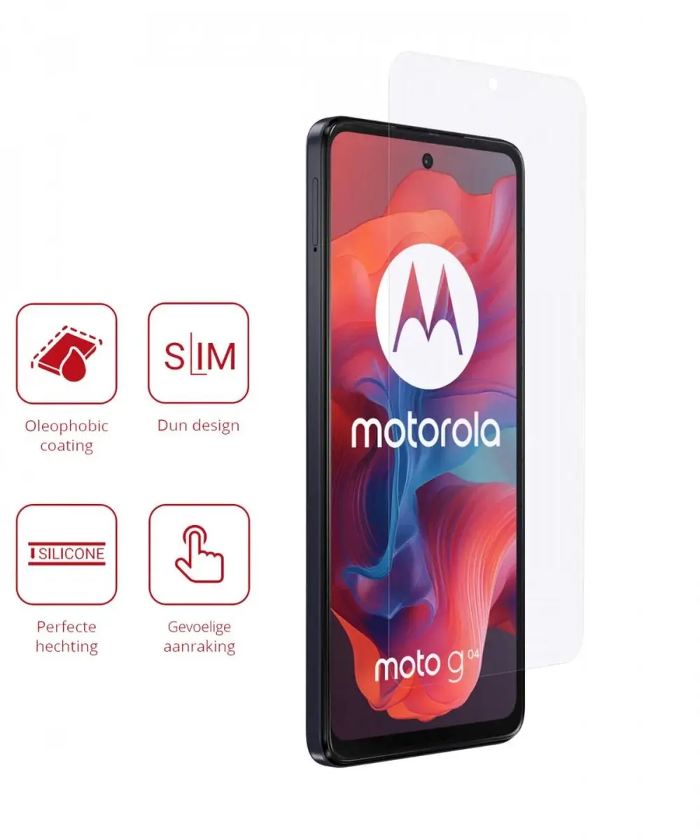 Rosso Screen Protector Motorola Moto G04 - 2 Stuks