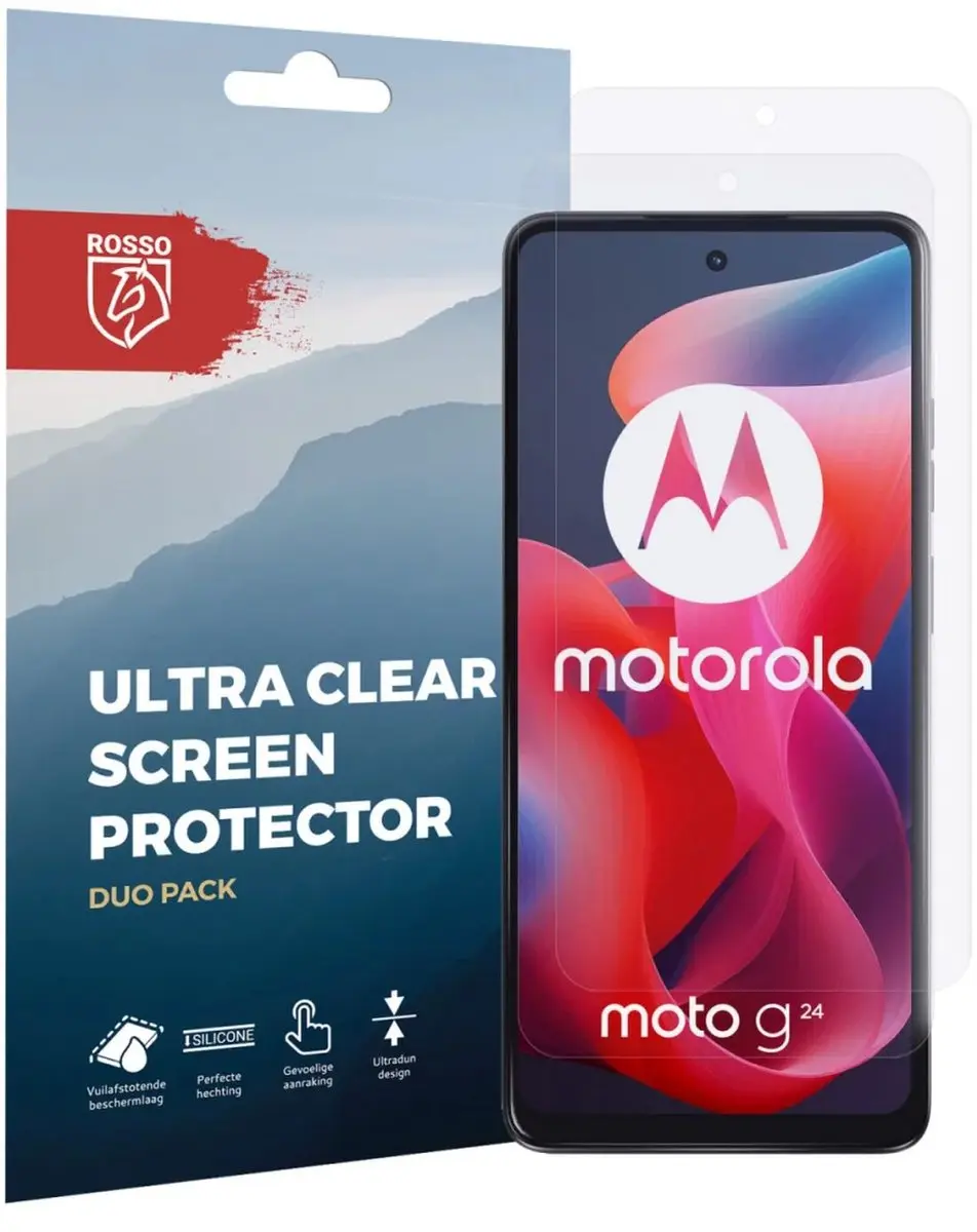 Rosso Screen Protector Motorola Moto G24 - 2 Stuks