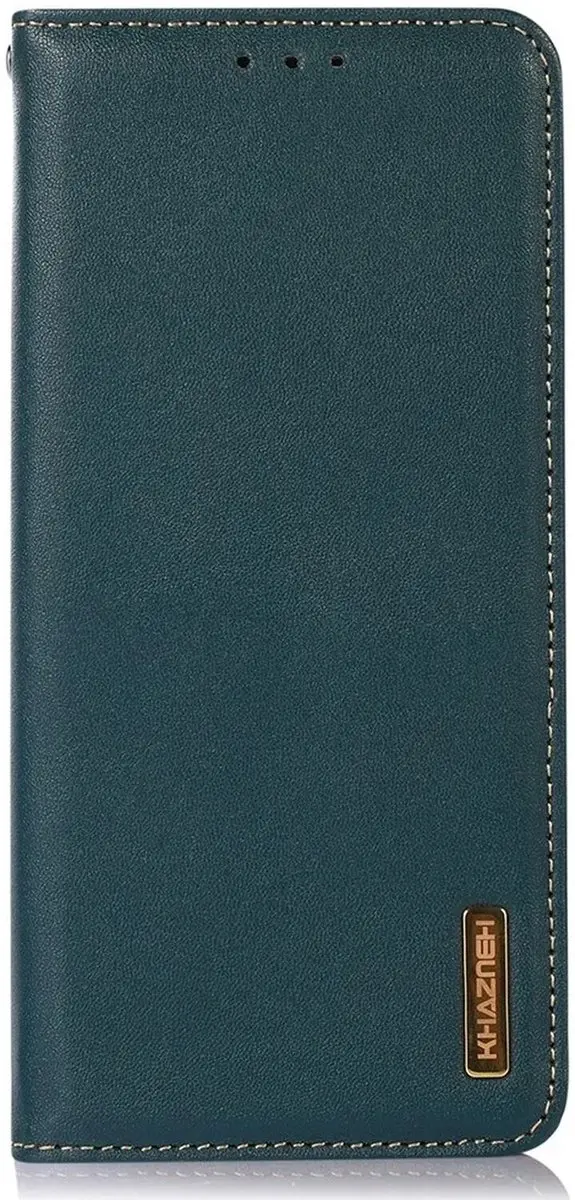 Khazneh Hoesje RFID Book Case Groen - Samsung Galaxy A35