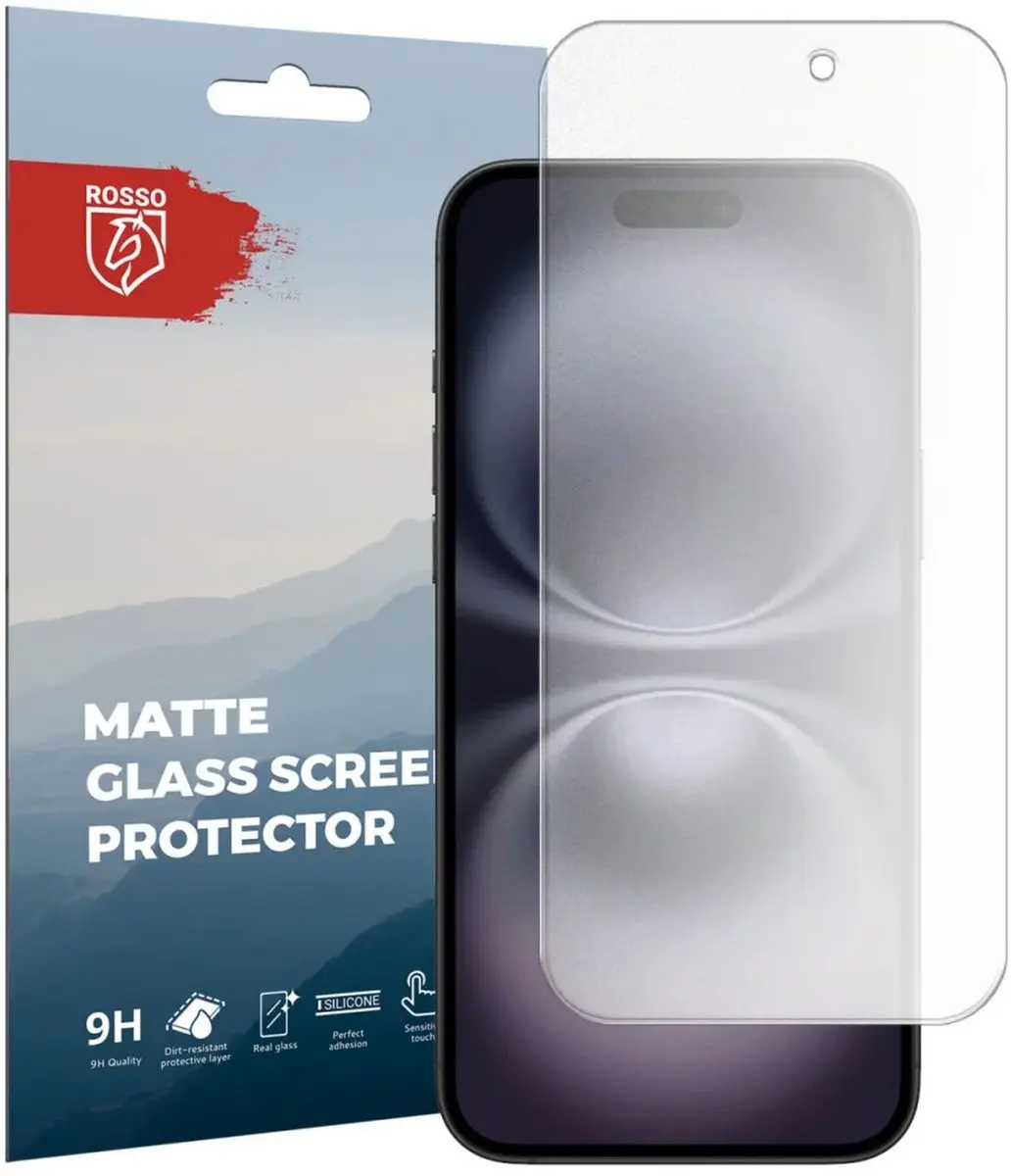 Rosso Anti-Reflectie Tempered Glass iPhone 16 Plus