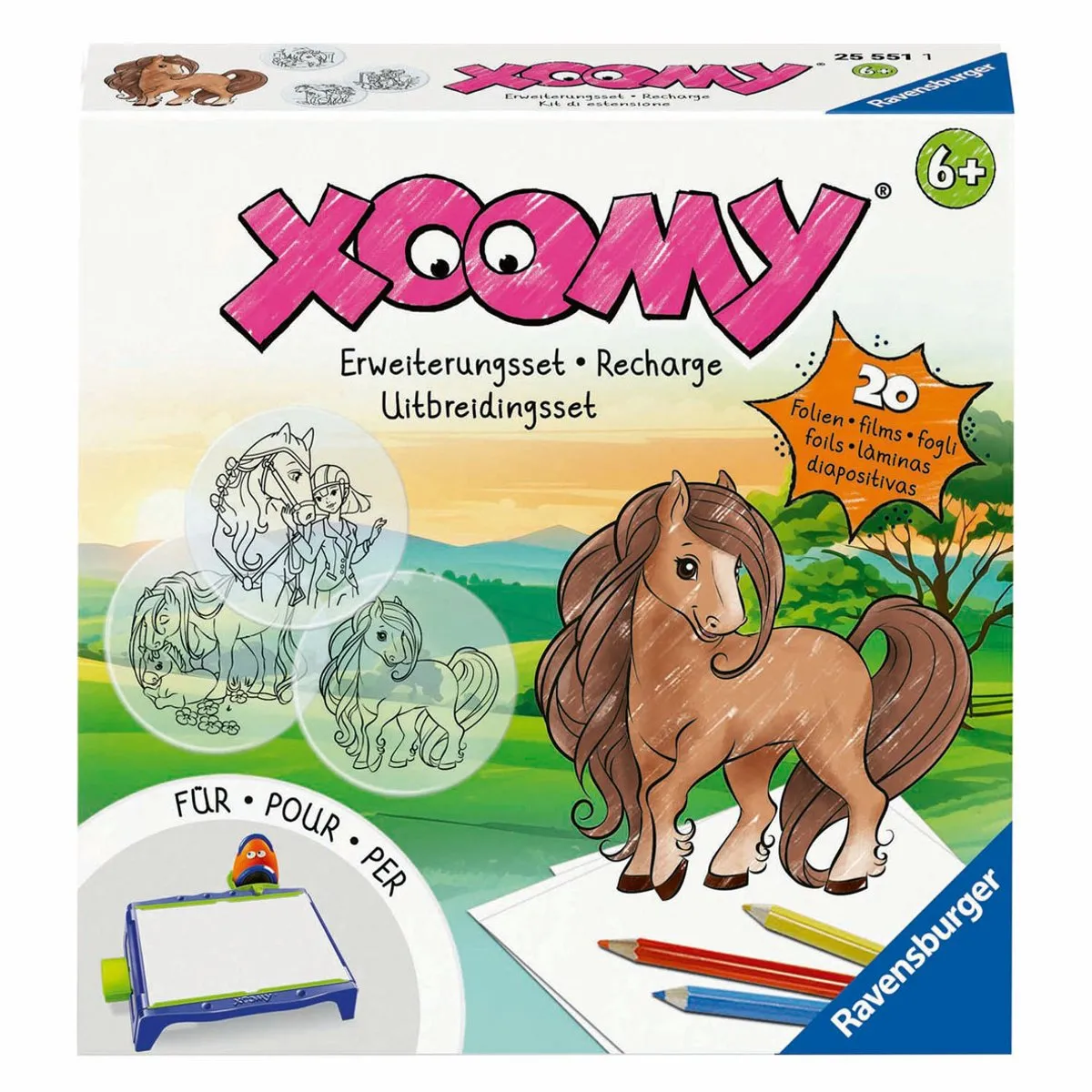 Ravensburger Xoomy Refill Horses Tekeninspiratie - Meerkleurig