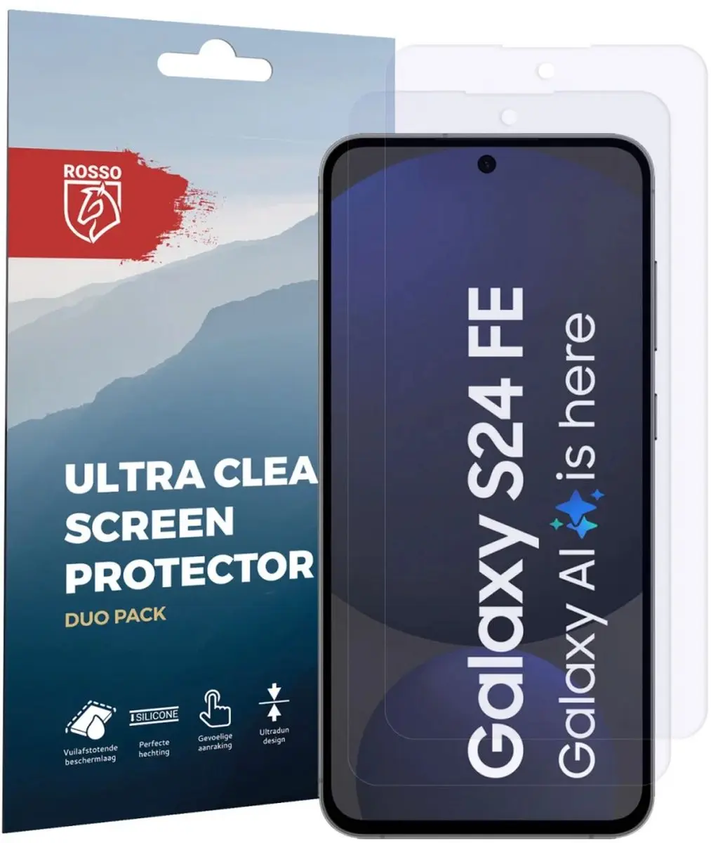 Rosso Screen Protector Samsung Galaxy S24 FE - 2 Stuks