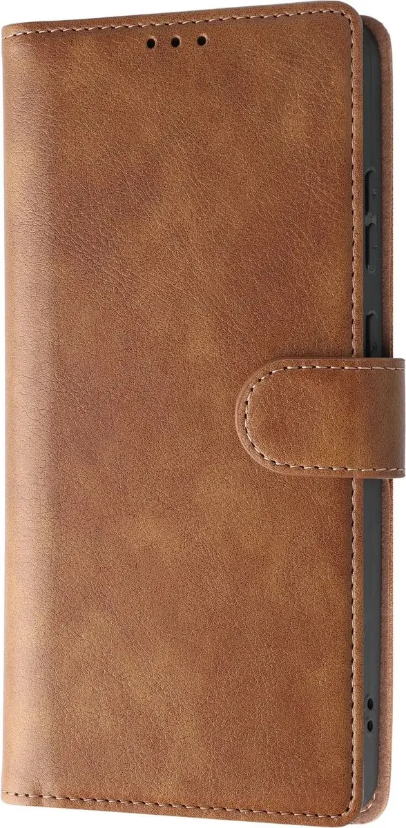 Rosso Element Wallet Book Case 203199 - Samsung Galaxy S25 Ultra - 3 Pasjes - Bruin