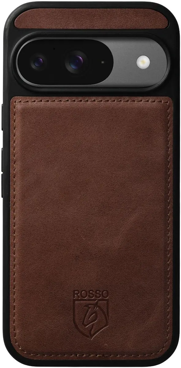 Rosso Elite 200144 Hoesje - Google Pixel 9/9 Pro - Echt Leer Bruin - MagSafe - afbeelding 6 van 6