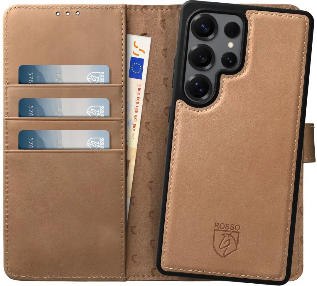 Rosso Elite Hoesje Geschikt voor Samsung Galaxy S25 Ultra
