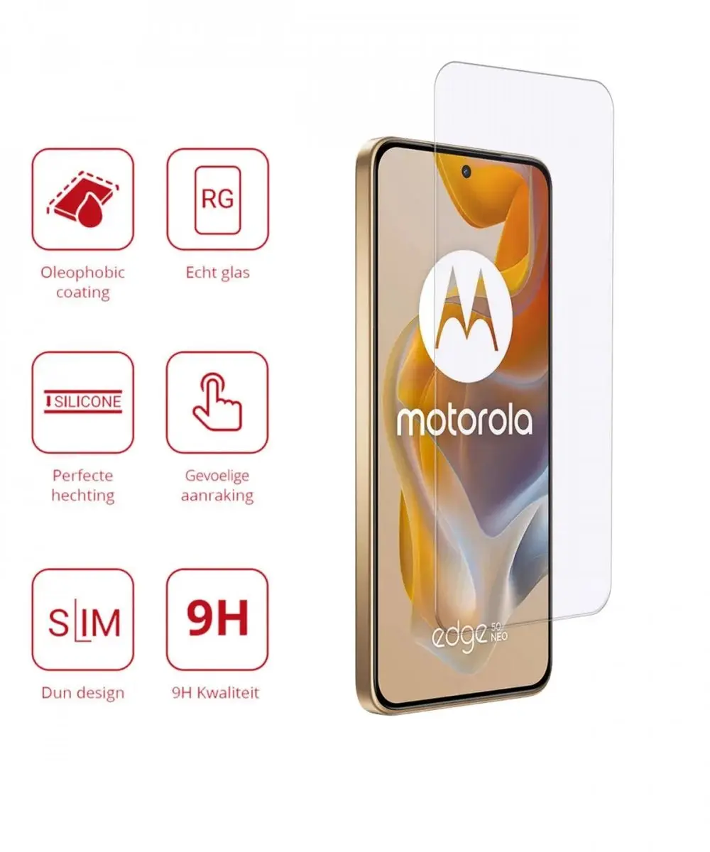 Rosso Screen Protector Motorola Edge 50 Neo - 9H Glasplaatje