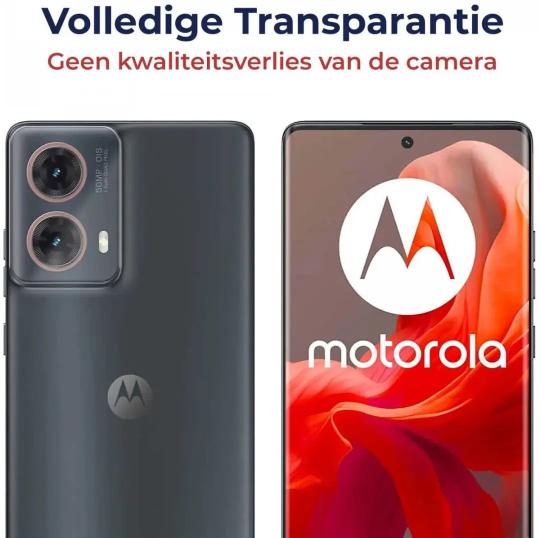 Rosso Camera Protector Motorola Moto G85 - Ultra Dun Glas - Transparant