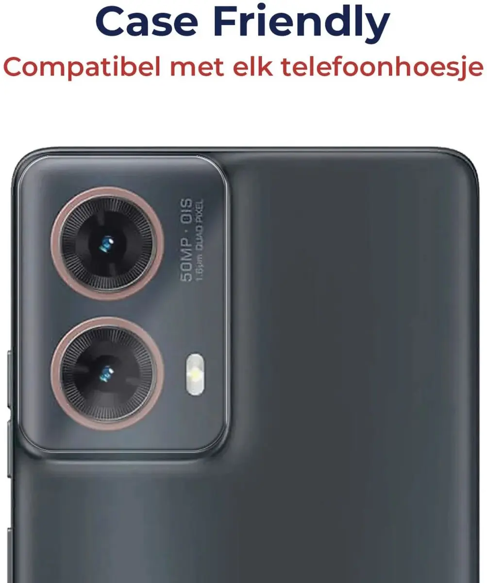 Rosso Camera Protector Motorola Moto G85 - Ultra Dun Glas - Transparant