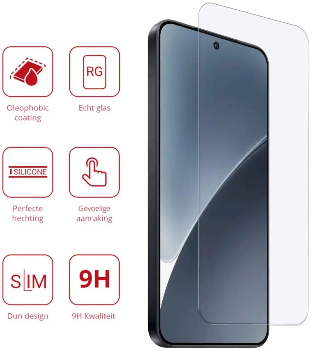 Rosso Screen Protector Xiaomi 15 - 9H Tempered Glass