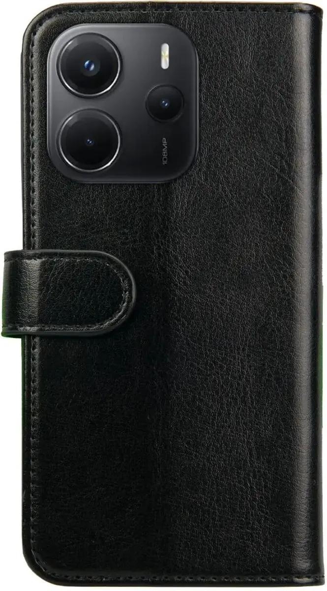 Rosso Element Wallet Book Case 214275 - Xiaomi Redmi Note 14 4G - 3 Pasjes - Zwart