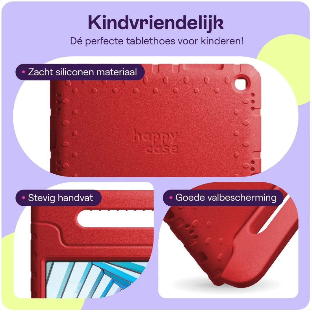 HappyCase Kinderhoes Lenovo Tab M10 Gen 4 - 10.1" - Rood