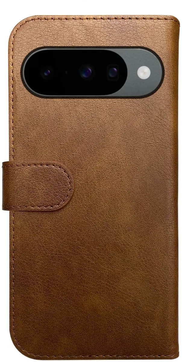 Rosso Element Wallet Book Case Google Pixel 10/10 Pro - 3 Pasjes - Bruin