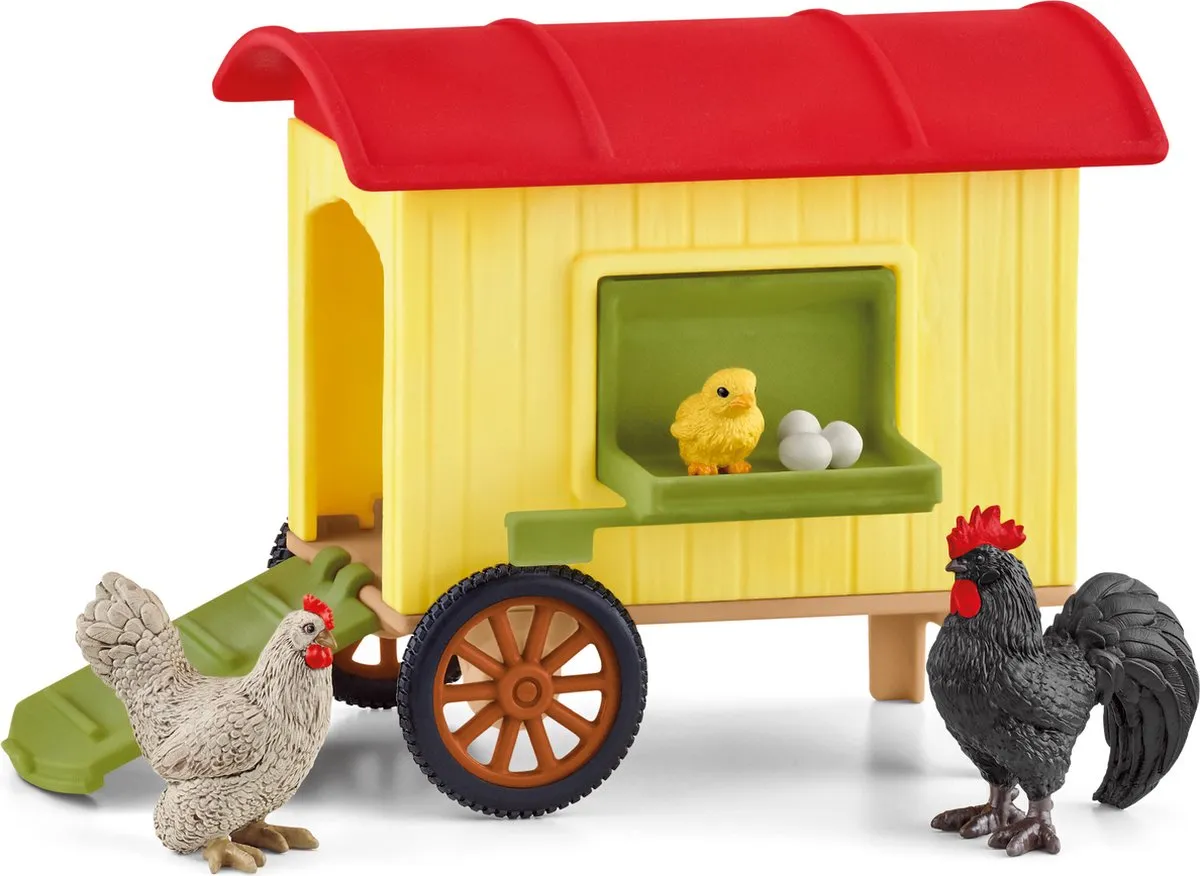 Schleich Farm World Kippenhok 42572 - Multikleur