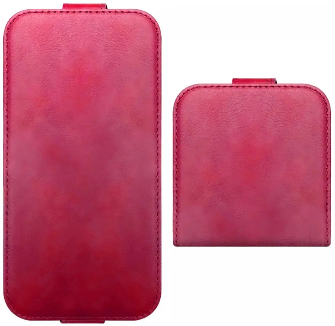 Rosso Element Wallet Book Case Samsung Galaxy Z Flip 7 - 3 Pasjes - Rood