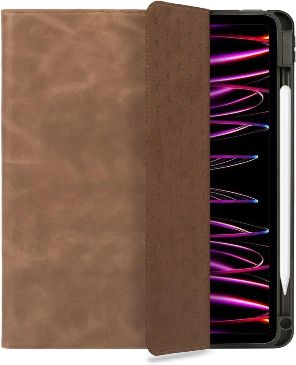 Rosso Elite 216801 Hoes Samsung Galaxy Tab S10/S9 Ultra - 14.6" - Bruin