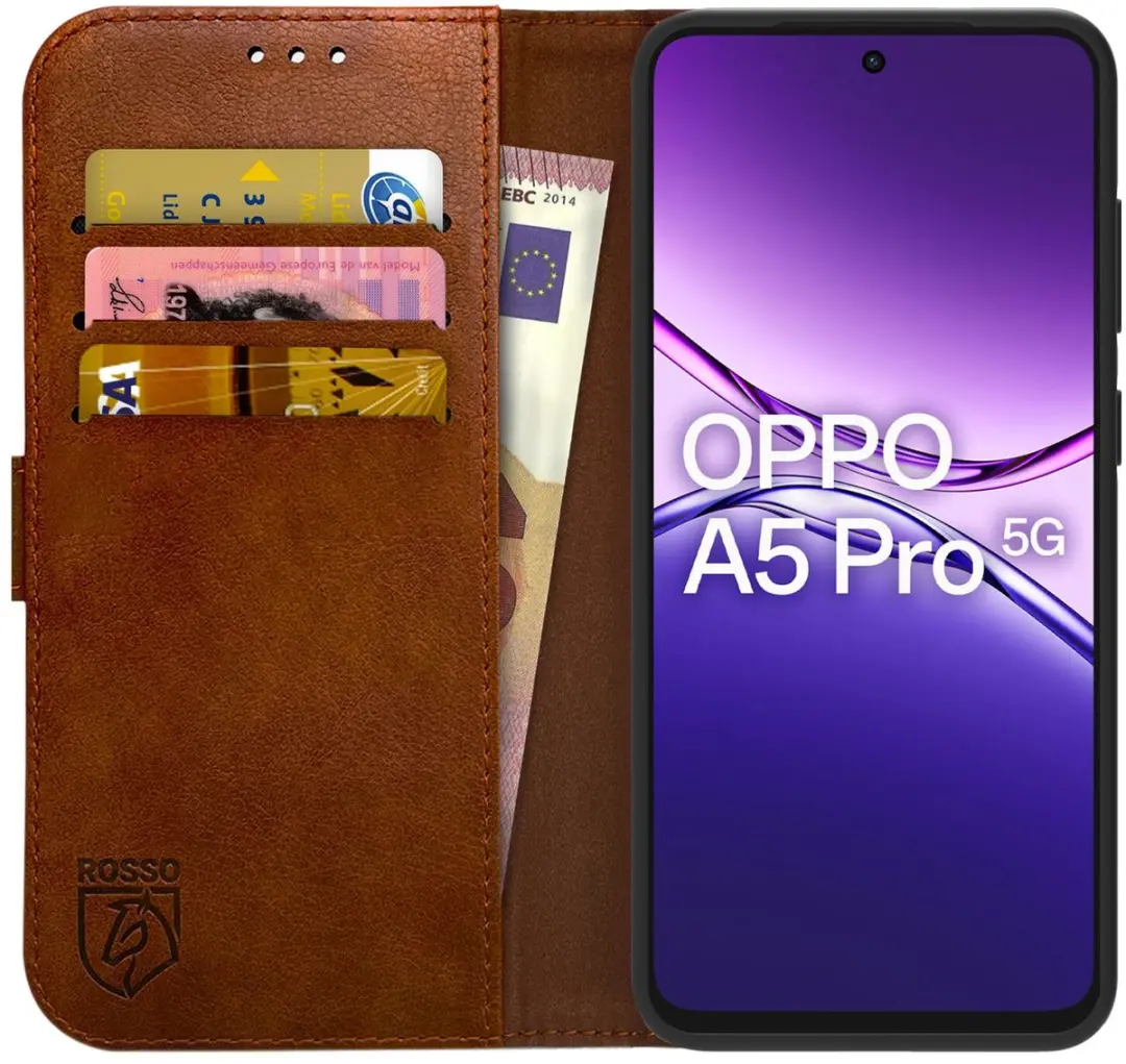 Rosso Element Wallet Book Case Oppo A5 Pro
