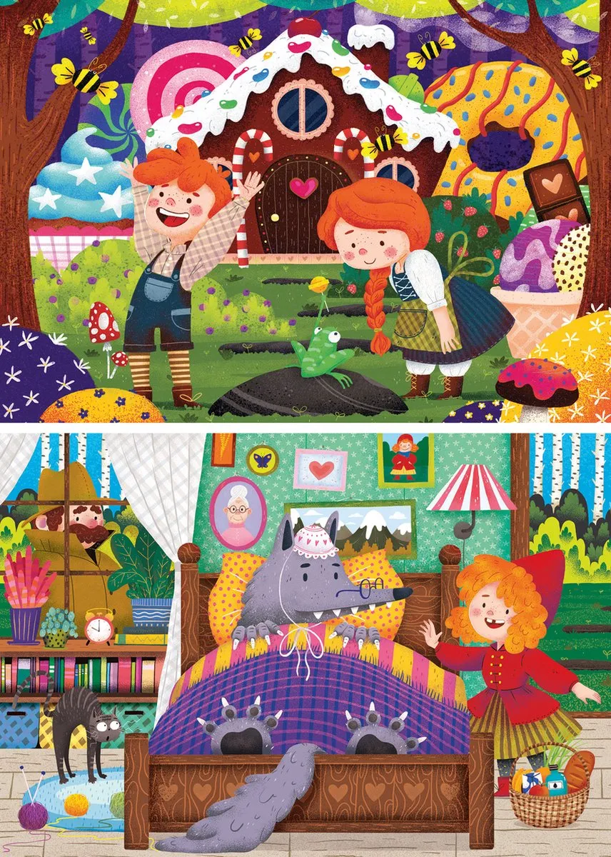 Ravensburger Sprookjes Puzzel 24 Stuks - 2x12 Stukjes