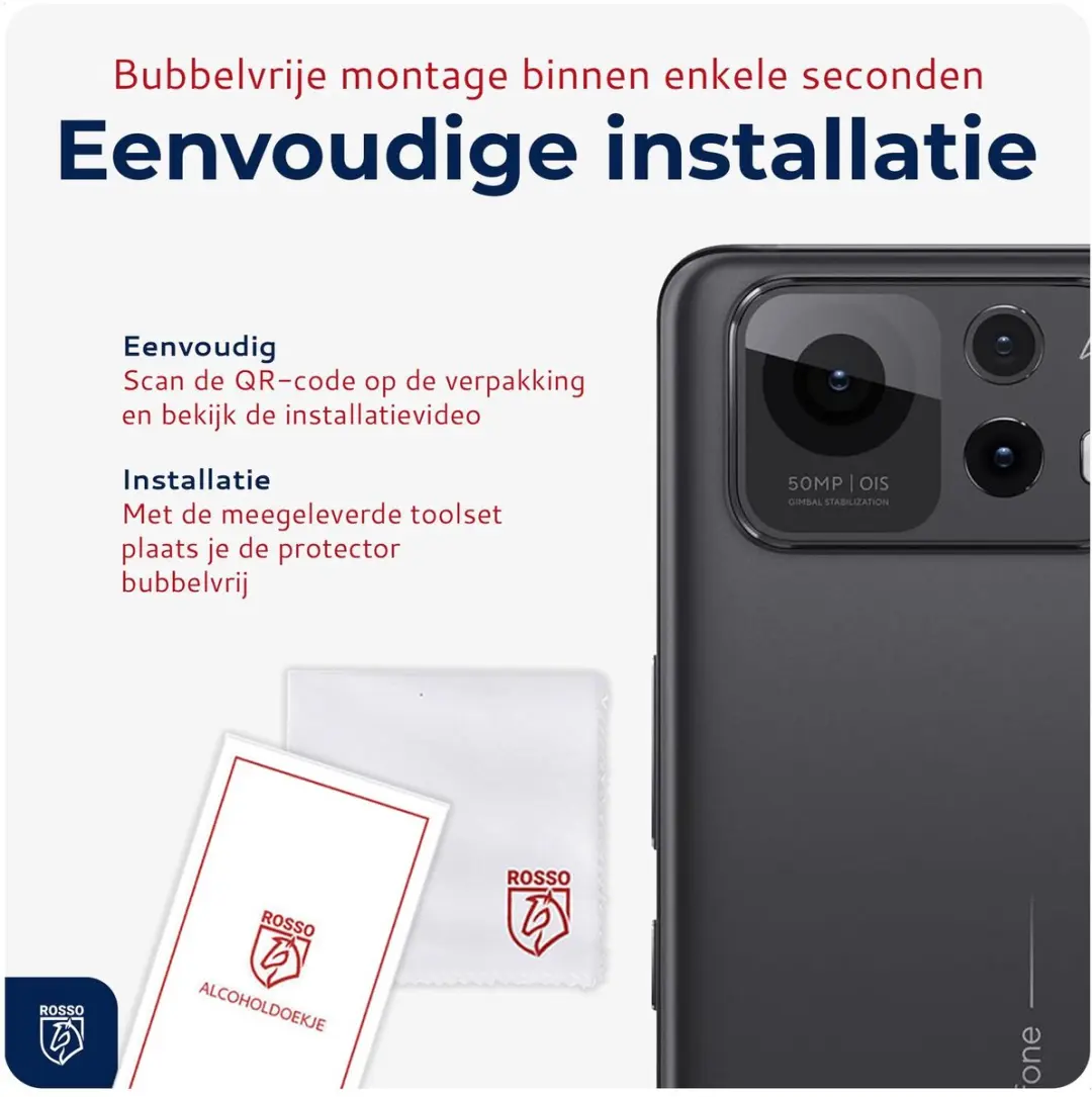 Rosso Camera Protector Asus ZenFone 12 Ultra - Ultra dun glas - Transparant